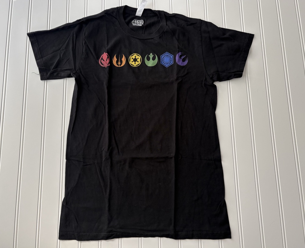 Star Wars RainbowIcons TShirt Unisex Small